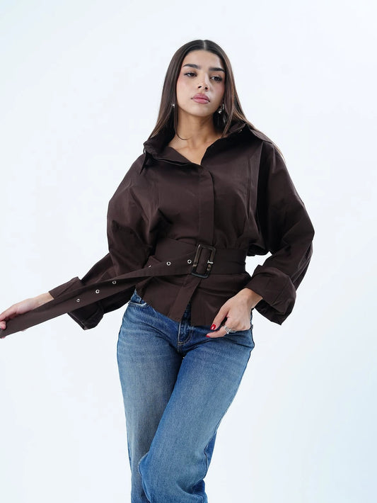 Belted Statement Shirt