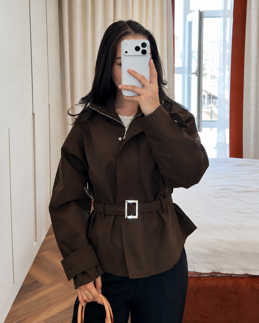 Belted Trench Jacket