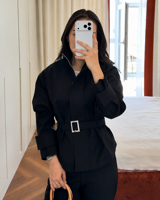 Belted Trench Jacket